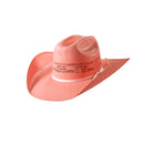 Youth Girls Twister T7135030 Bangora Straw Pink Hat