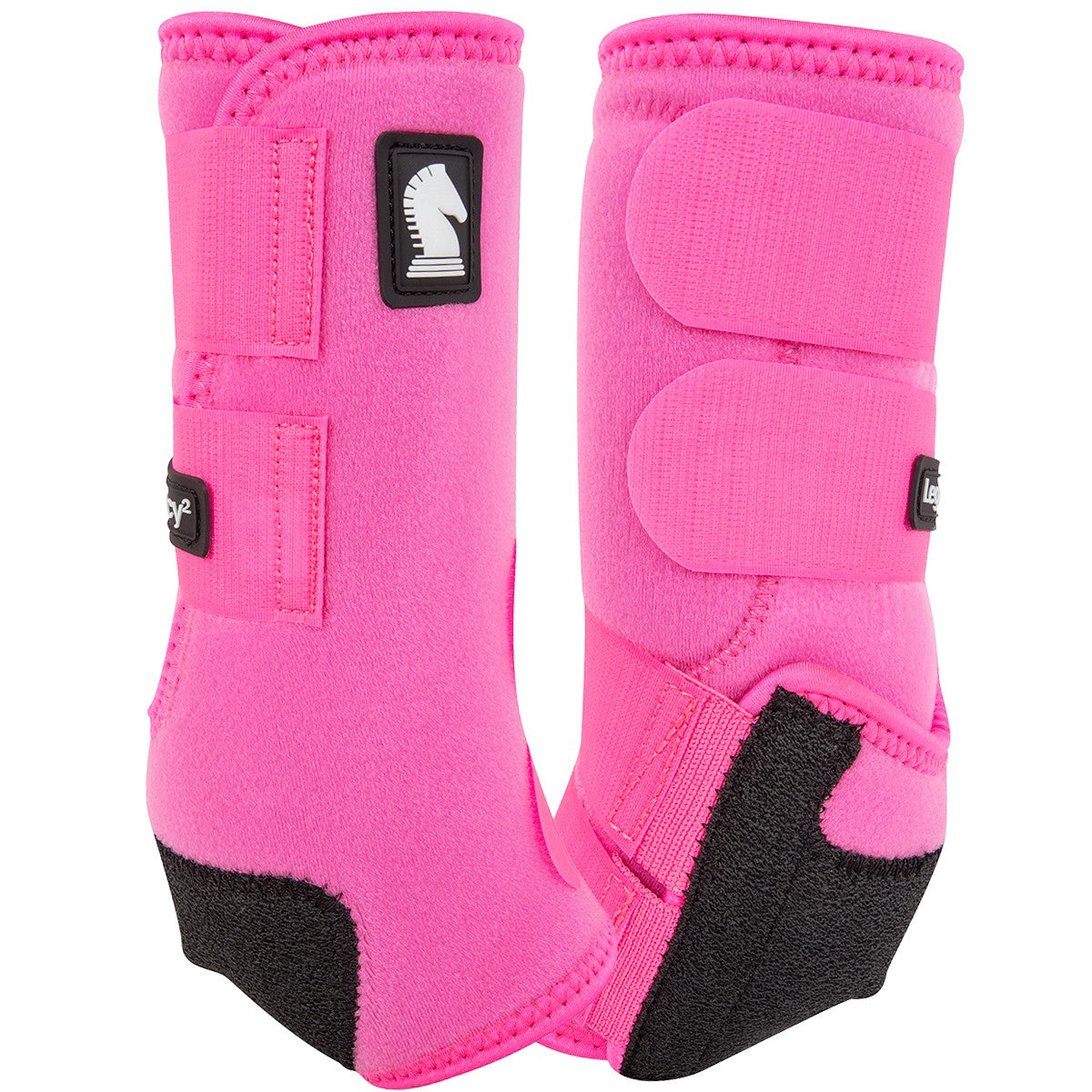 Pair of Hot Pink Legacy2 Front Splint Boots