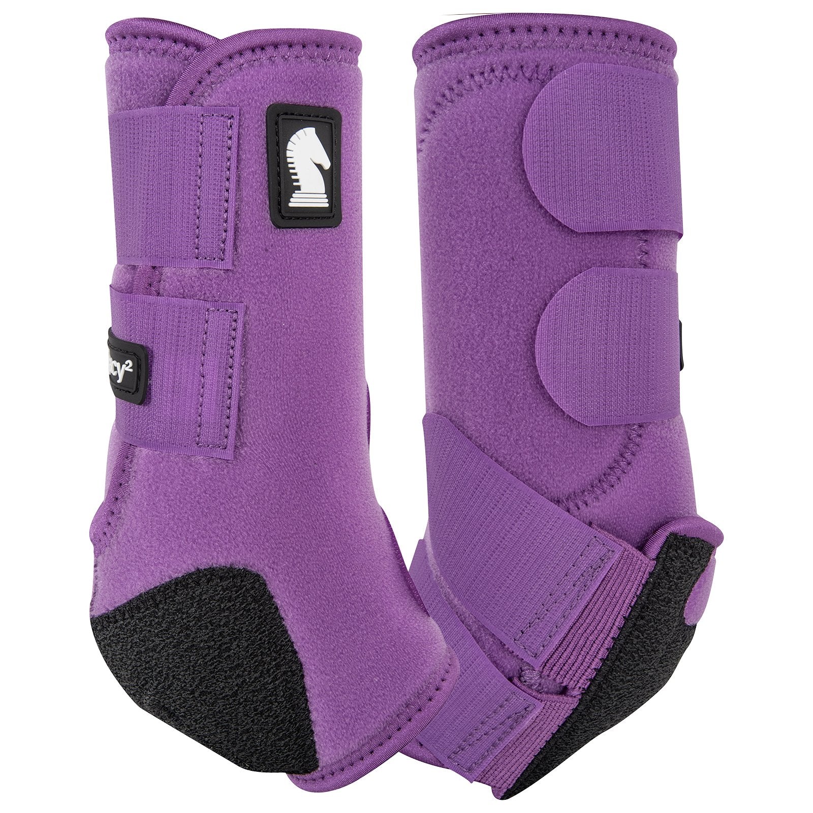 Pair of Violet Purple Legacy2 Front Splint Boots