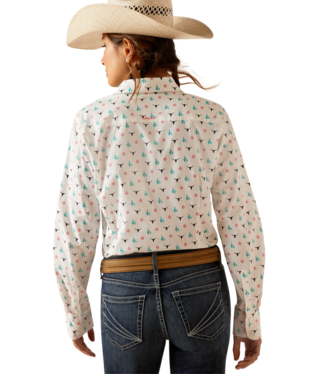 Women's Ariat 10048882 Wrinkle Resistant Kirby Stretch Long Sleeve Shirt