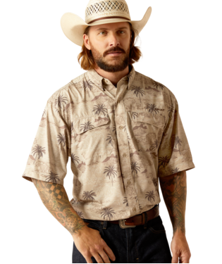 Men's Ariat 10048784 VentTEK Outbound Classic Fit Short Sleeve Shirt *CLOSEOUT*