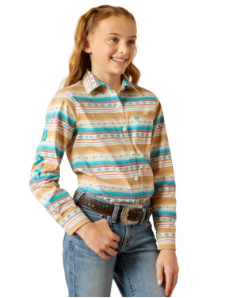 Girl's Ariat 10052735 Kirby Fallon Serape Print Shirt