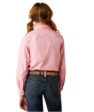 Girl's Ariat 10053943 Team Kirby Prism Pink Shirt