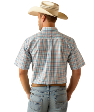Ariat 10048438 Men's Pro Series Karson Classic Fit Short Sleeve Shirt