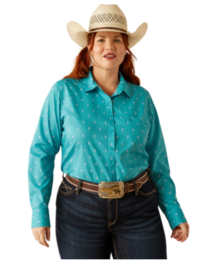 Women's Ariat 10054893 Kirby Pro Shirt In Latigo Geo