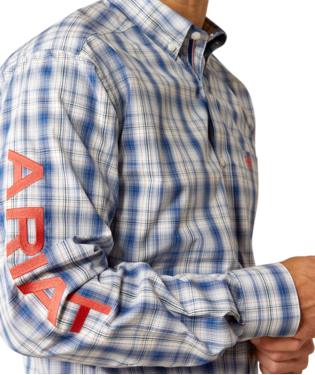 Men's Ariat 10054734 Team Princeton  Long Sleeve Classic Fit Shirt *Close Out*