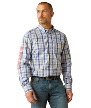 Men's Ariat 10054734 Team Princeton  Long Sleeve Classic Fit Shirt *Close Out*