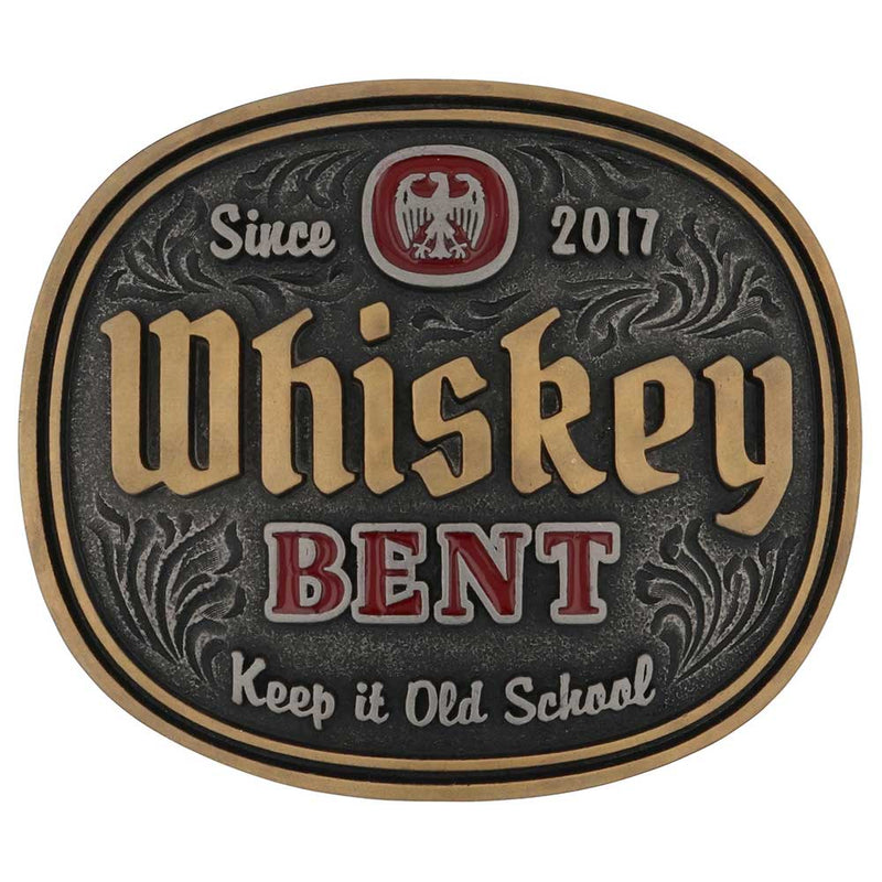Montana Silversmiths A1018WR Keep it Old School Whiskey Bent Attitude Buckle