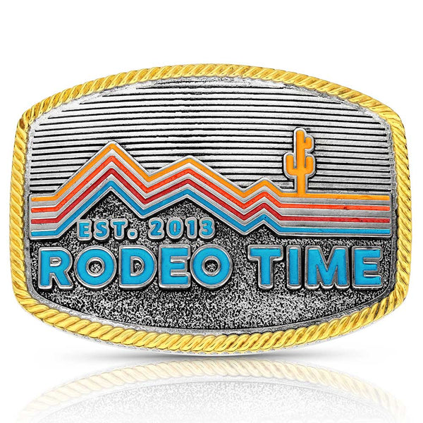 Montana Silversmiths A1042DB Dale Brisby Retro Rodeo Time Attitude Buckle