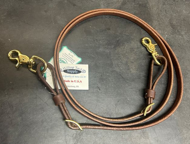 Hilltop Tack Supply H-555F-OD Roping Rein 1/2" x 7' Oil Dipped