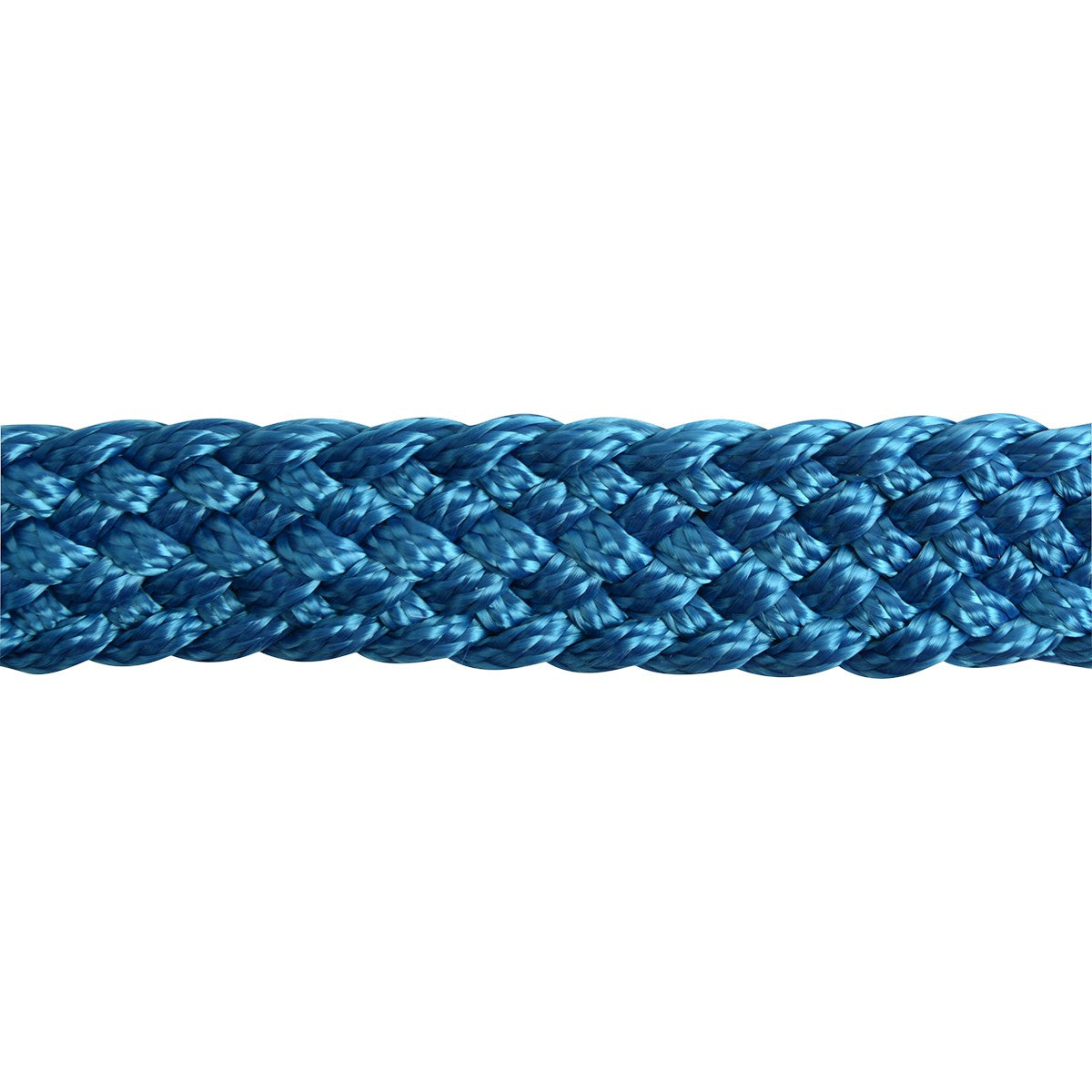 Blue braided rope for halter