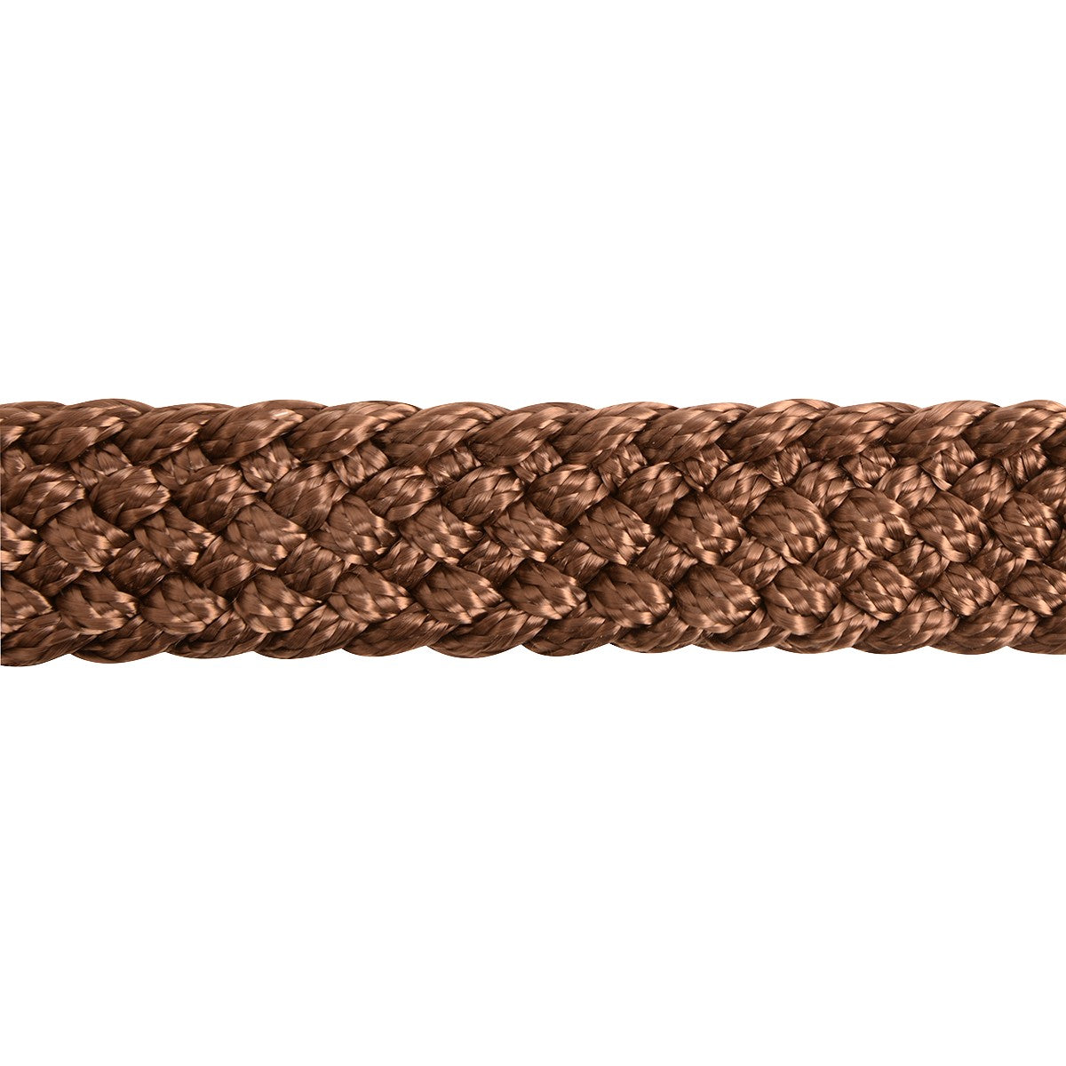 Brown braided rope for halter