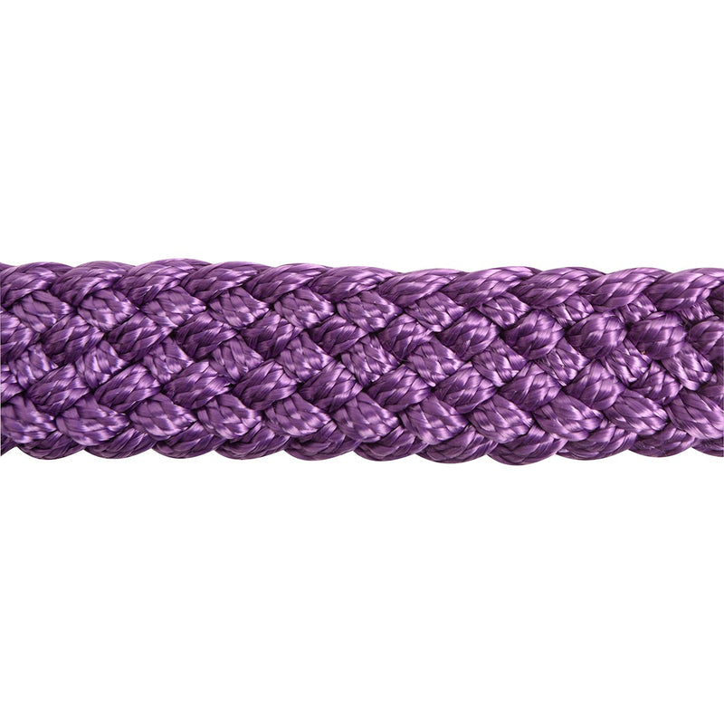 Purple braided rope for halter