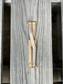 This Bronze and Beige leather watch band is adjustable so you can change the way you wear it. Manufactured to fit Apple Watch's. 