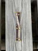 This Bronze and Chocolate Brown leather watch band is adjustable so you can change the way you wear it. Manufactured to fit Apple Watch's. 