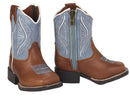 Toddler Ariat A441002508 LIL'STOMPERS Shelby Light Blue Top Tan Boot (Discontinued)