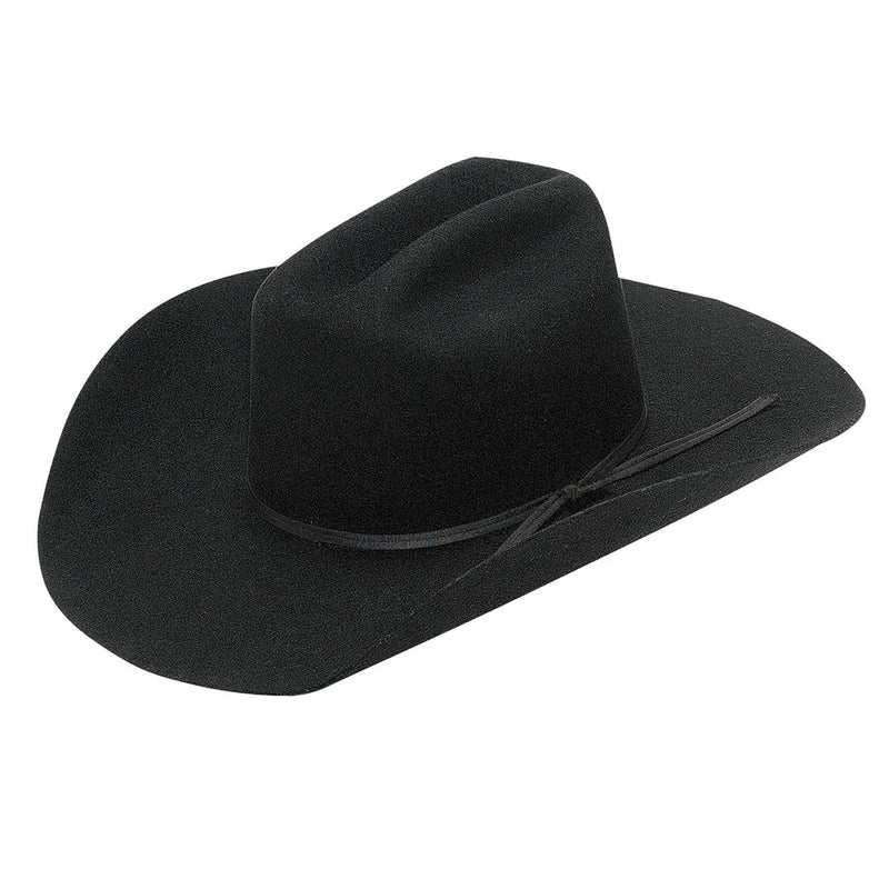 Twister Junior Wool Cowboy Hat Black