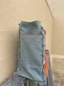 Top Notch Accessories 3062BR Red Multi Canvas and Leather Conceal Carry Weekender Bag