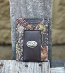 Zep-Pro University Southern Miss Mossy Oak Camo Front Pocket Wallet