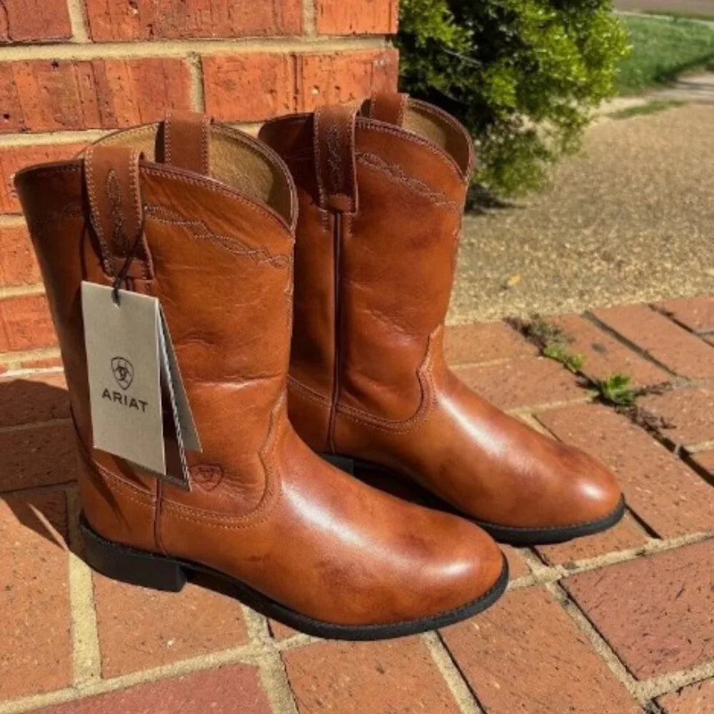 Men's Ariat Brown Roper Boots