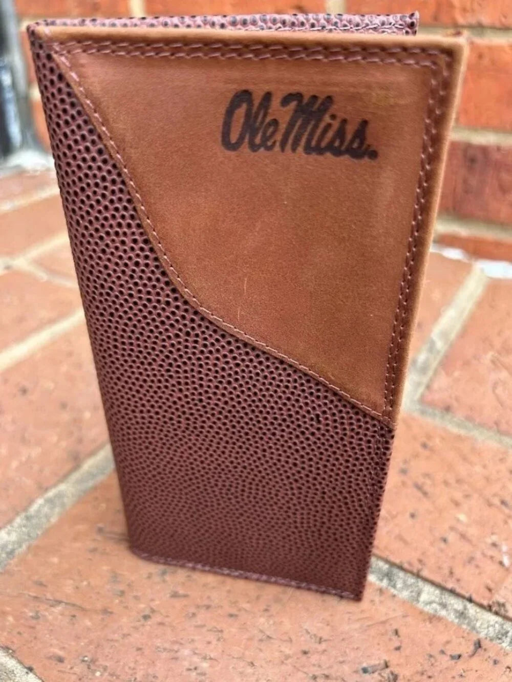 Zep-Pro University Of Mississippi Ole Miss Football Leather Tall Wallet