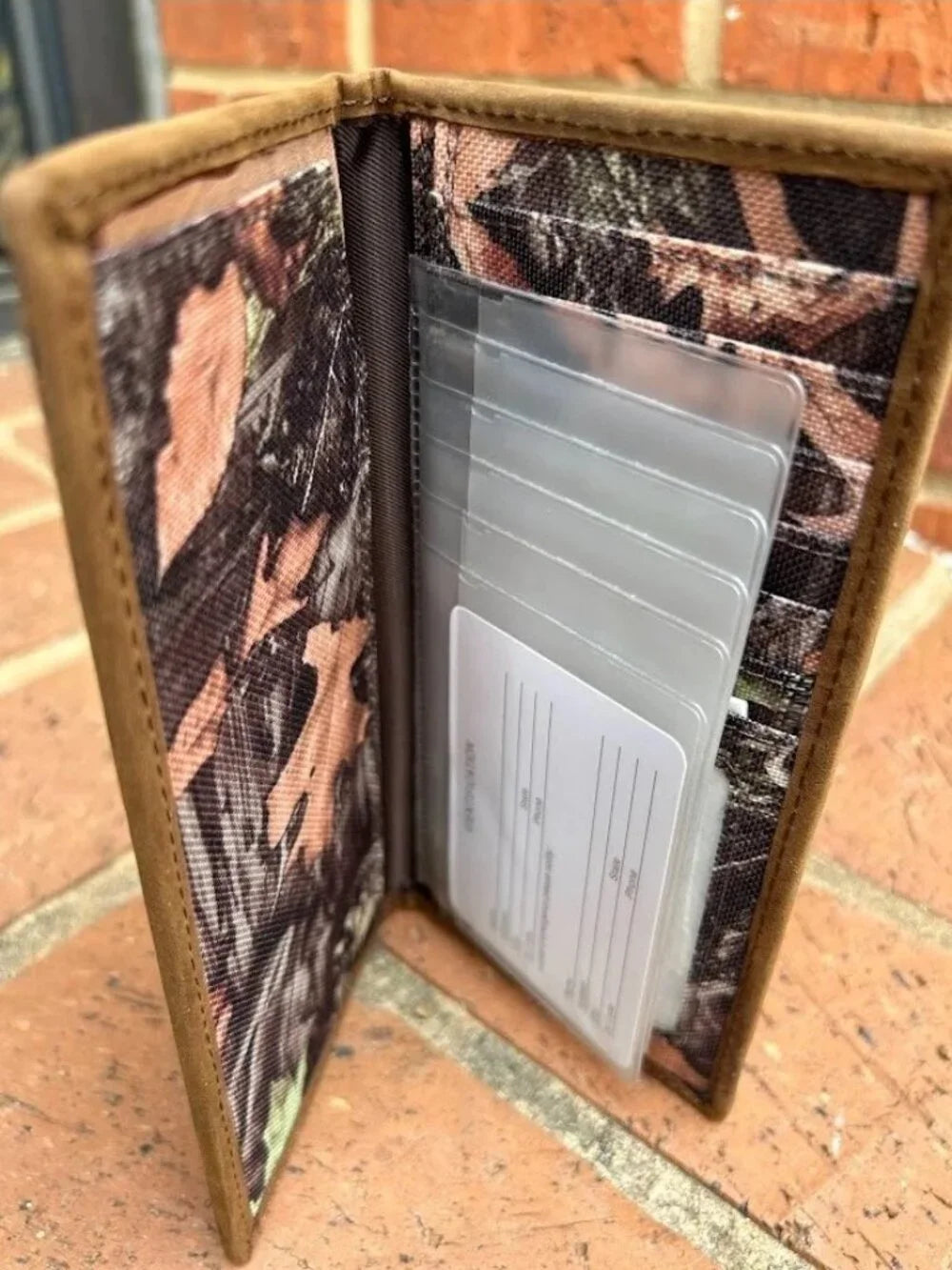 Zep Pro University of Mississippi Ole Miss Concho Camo Nylon Checkbook Wallet