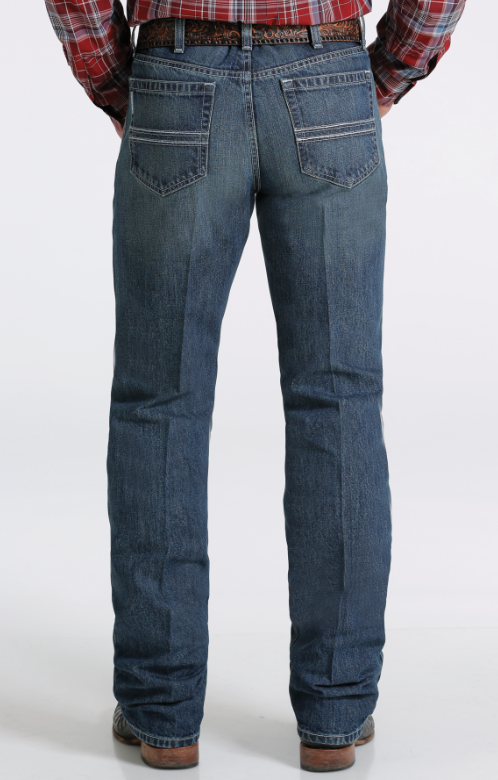 Men's Cinch Silver Label Cotton Dark Stonewashed Jean *CLOSEOUT*