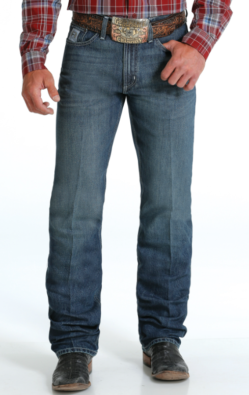 Men's Cinch MB98034020 Silver Label Dark Stonewashed Jean