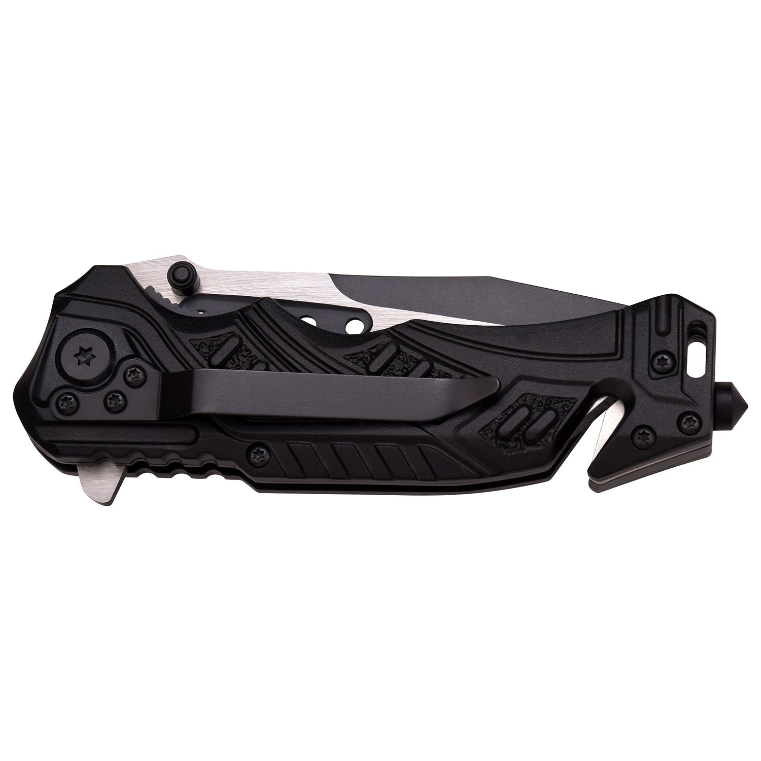 MTech USA Fire Department Emblem Spring Assisted Knife