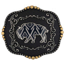 Montana Silversmiths Midnight Buffalo Attitude Buckle