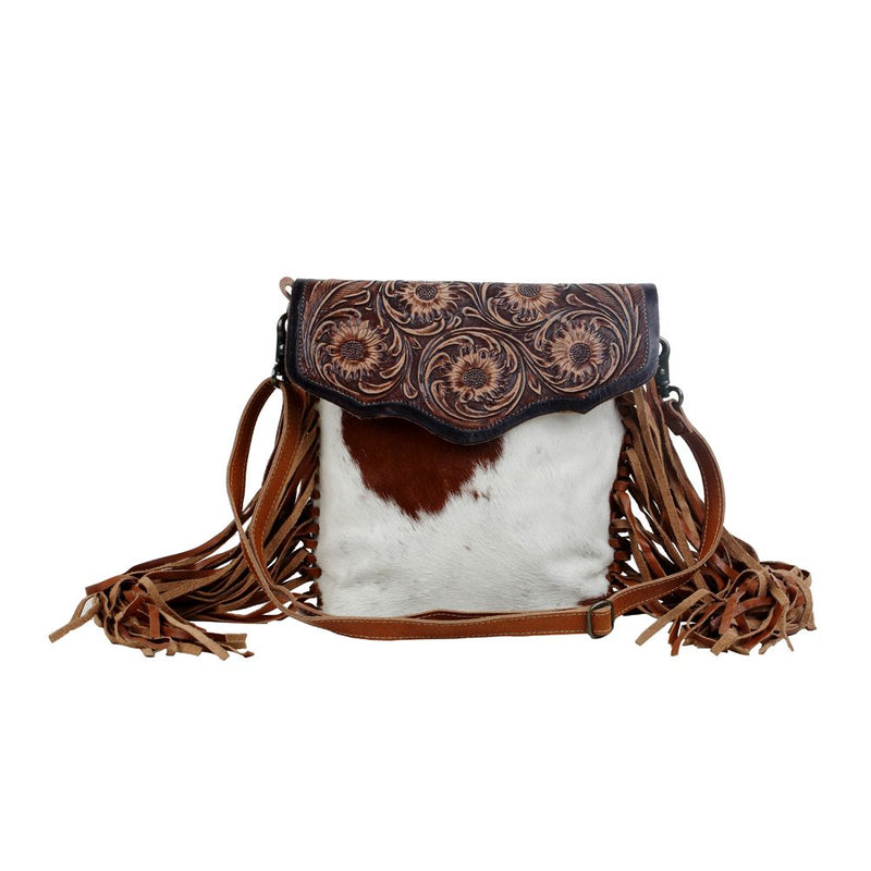 Myra Bag S-2855 Blossom Hand-Tooled Bag