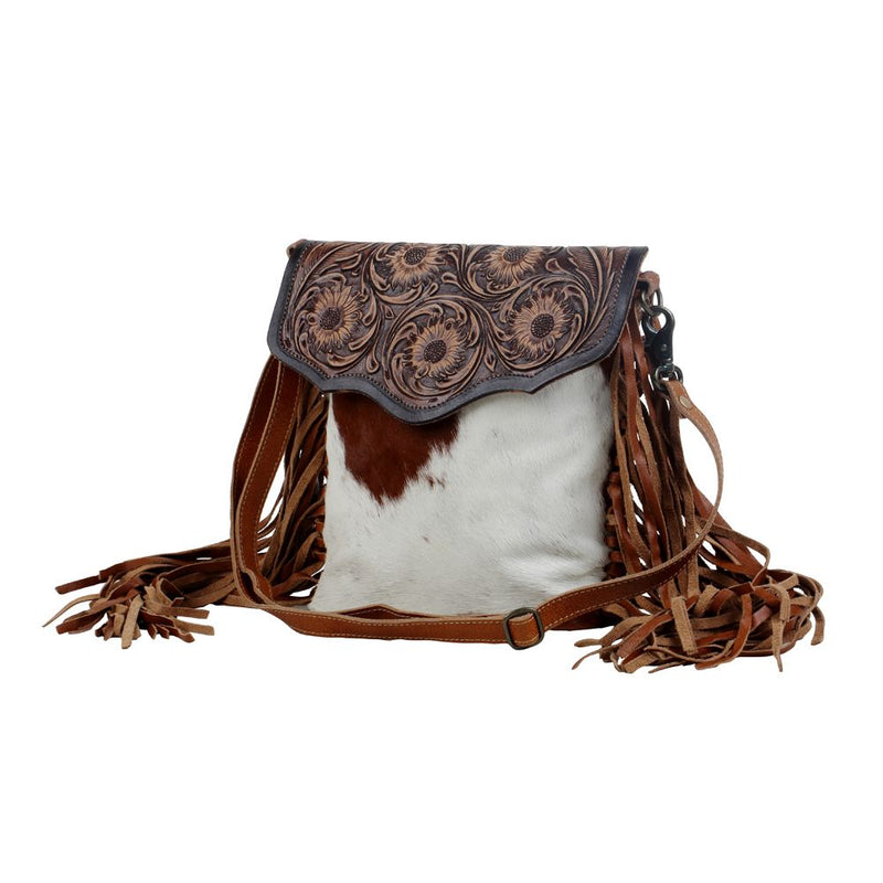 Myra Bag S-2855 Blossom Hand-Tooled Bag