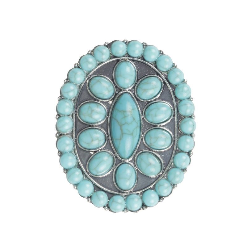Myra S-4486 Blue Opals Phone Socket