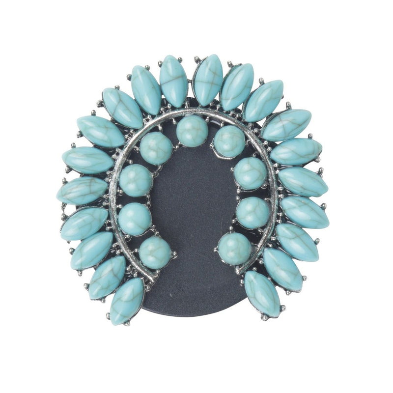 Myra S-4488 Azure Pearl Rays Phone Socket