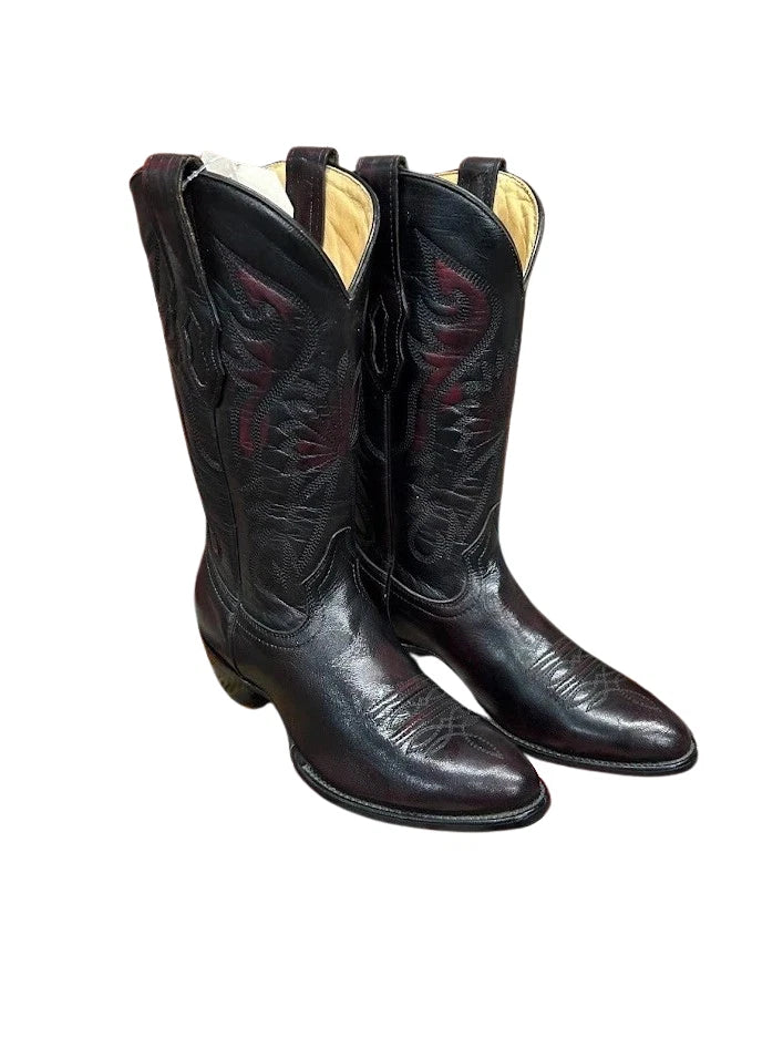 Corral C1903 Men's Black Cherry Goat Round Toe Boot Closeout