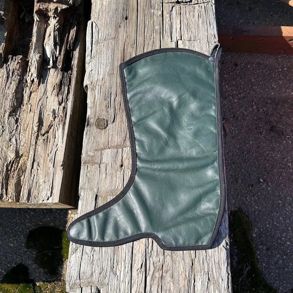 Genuine Leather Western Cowboy Boot Christmas Stocking