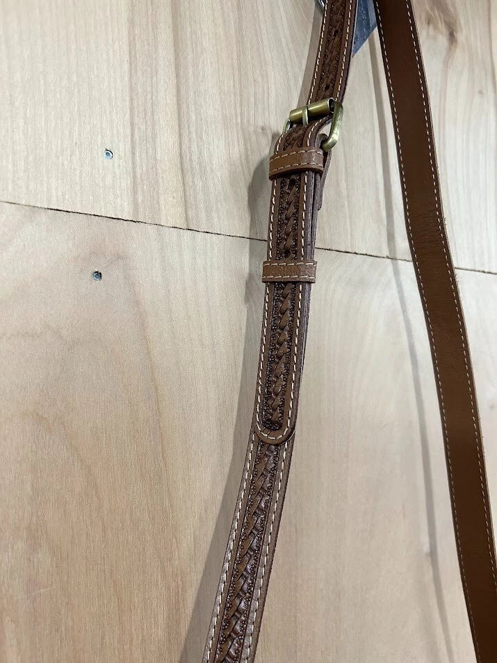 Myra Bag Lorelai Hand Tooled Cowhide Purse