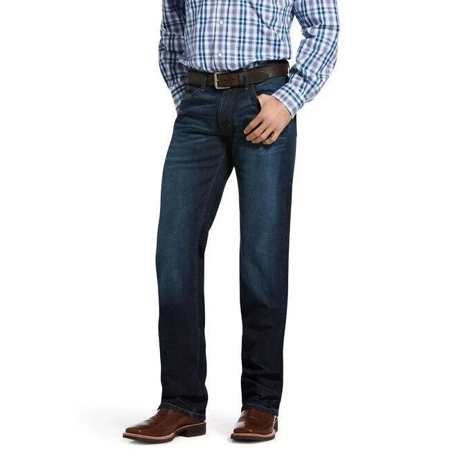 Men's Ariat M5 Straight Fit Stretch Legacy Stackable Straight Leg Jean
