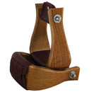 Formay 172156-3-BG Wide Wood Bell Stirrups