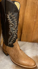 Cowtown U87 12" Men's Smooth Ostrich Round Toe Boots