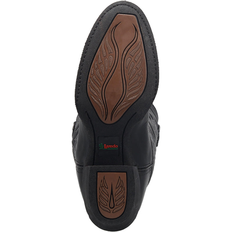 Women's Laredo 51110 11" Maddie Black Leather Round Toe
