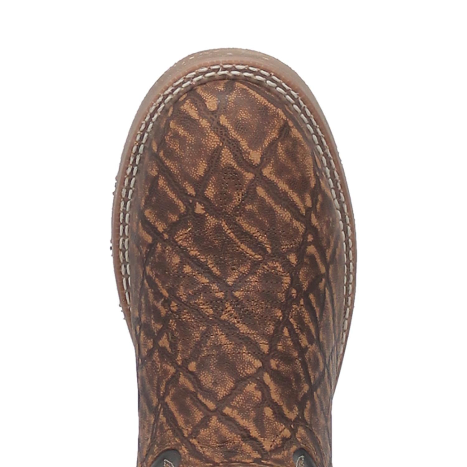 Men's Laredo 7909 11" Pinetop Elephant Print Wide Round Toe *Closeout*