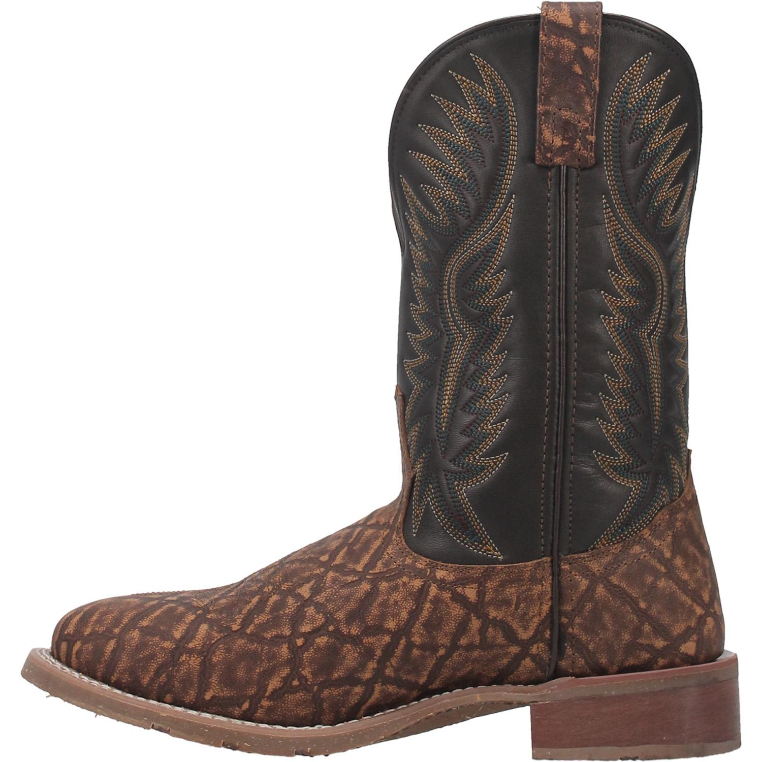 Men's Laredo 7909 11" Pinetop Elephant Print Wide Round Toe *Closeout*