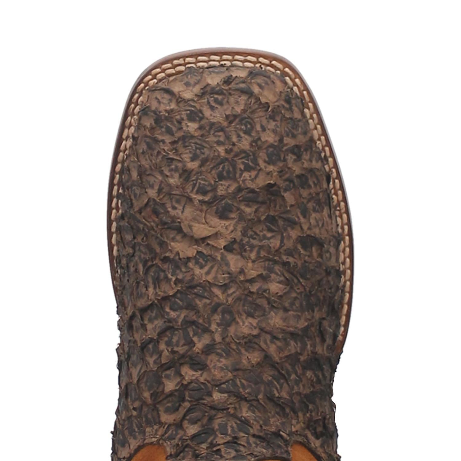 Men's Dan Post DP4102 Men's 11" Dorsal Fish Skin Wide Square Toe Boot