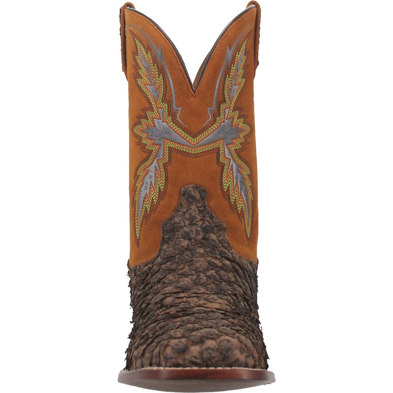 Men's Dan Post DP4102 Men's 11" Dorsal Fish Skin Wide Square Toe Boot