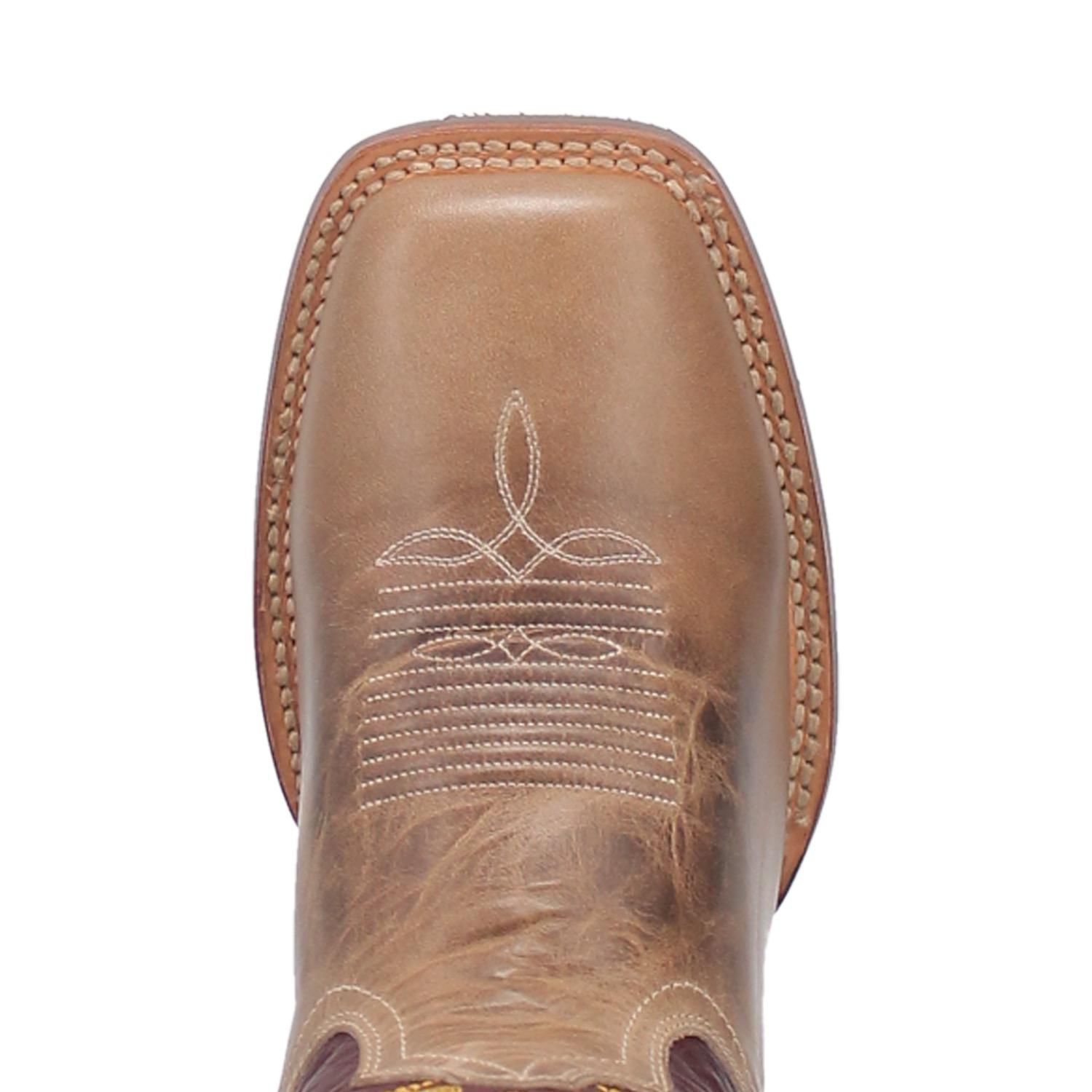 Men's Dan Post 13" Rocksprings Tan Wide Square Toe Boot *Closeout*