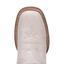 Women's Dan Post DP4999 12" Sugar White Leather Wide Square Toe Boots *Closeout*