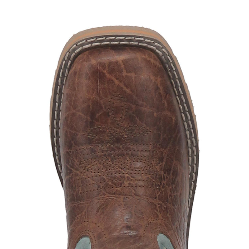 Children's Dan Post DPC2918 Lil' Bisbee Leather Wide Square Toe SALE BOOT