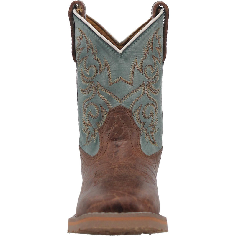 Children's Dan Post DPC2918 Lil' Bisbee Leather Wide Square Toe SALE BOOT