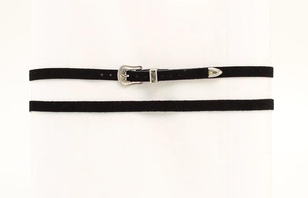 Twister 0242601 Black 3/8 Suede Hatband